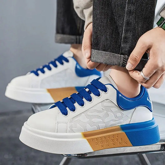 Men's Casual Platform Skateboard Tennis Sports Comfortable Vulcanized Sneakers