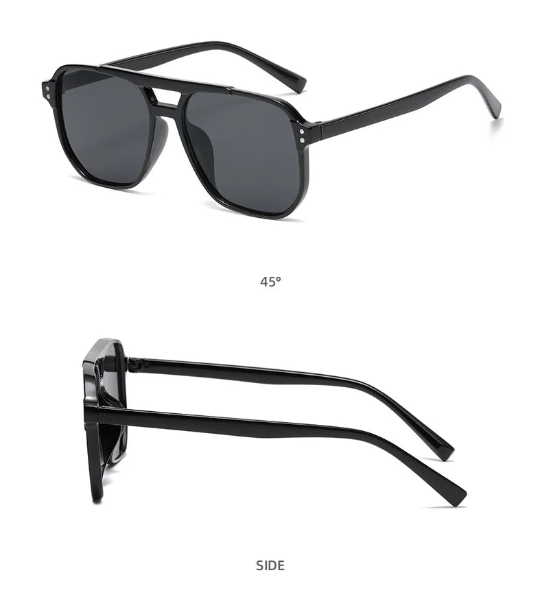 Men's Retro Plastics Frame UV400