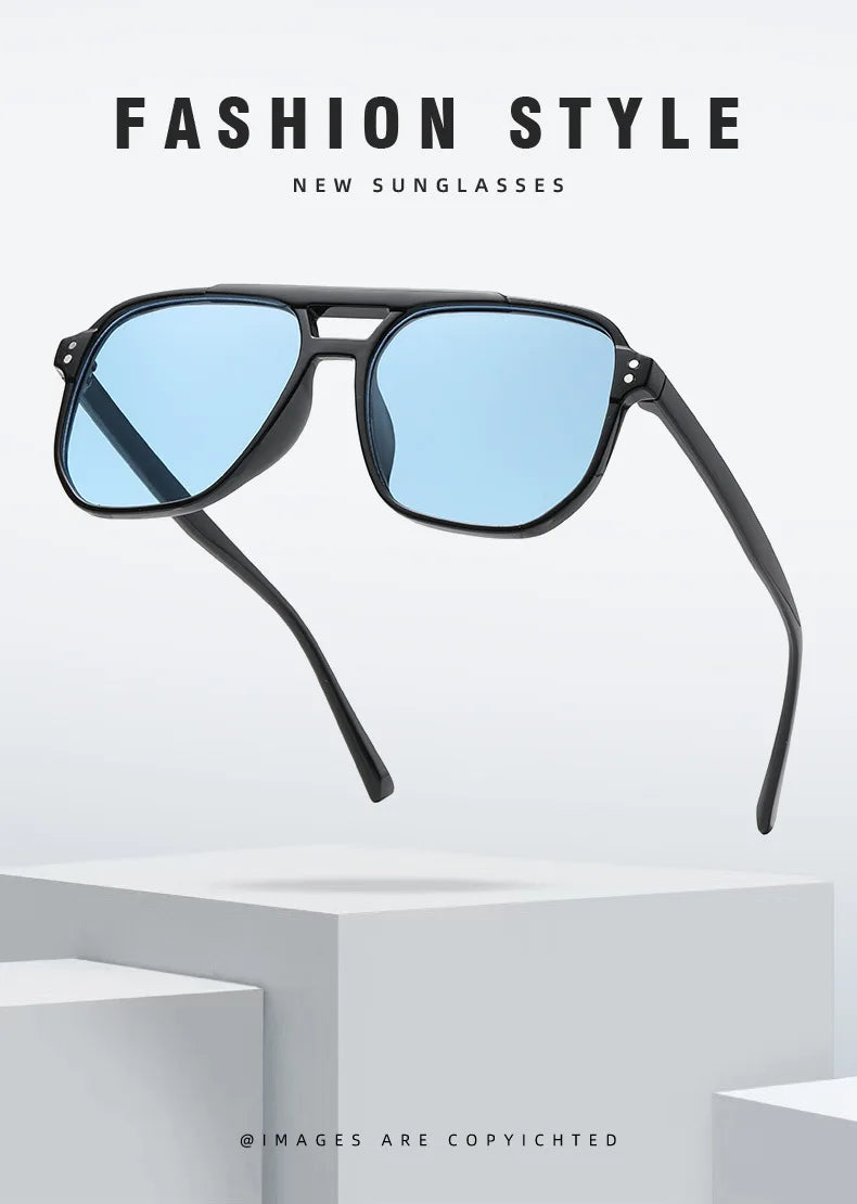 Men's Retro Plastics Frame UV400