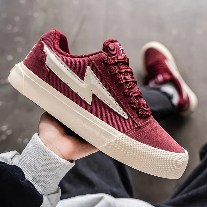 Lightning Design Sneakers - Men's High Performance Running & Basketball Trainers