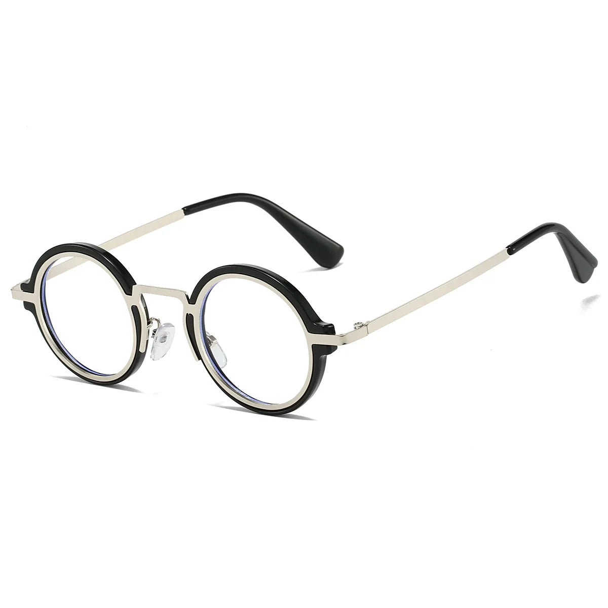 Punk Round Glasses - Blue Light Blocking Eyewear for Men & Women