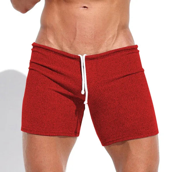 Men's Casual Shorts Breathable Drawstring Board Fitness Shorts