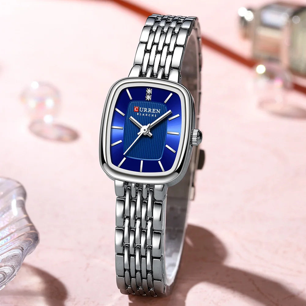 Luxury Women's Waterproof Watch - Stainless Steel Band Quartz Wristwatch