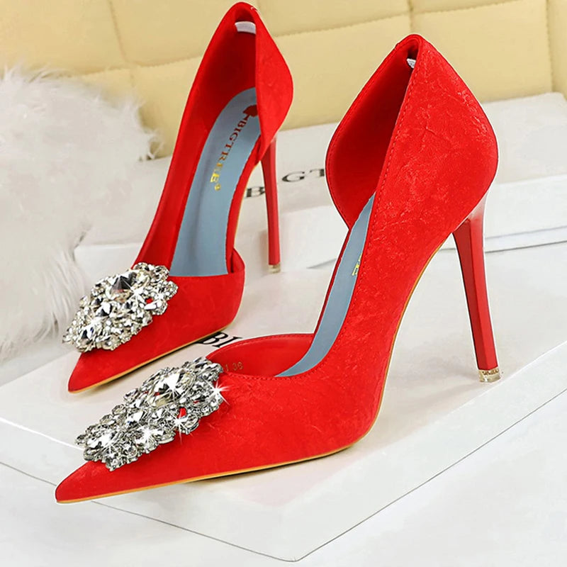 Women's  Rhinestone  Stilettos High Heels