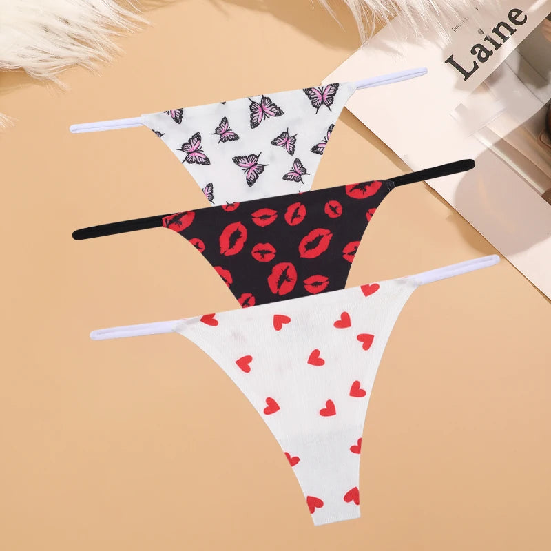 Women's Seamless Silk Thong 3-Pack