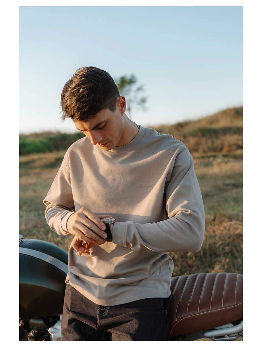 Men's  300gsm Comfortable Doubleside Sanded Fabric Sweatshirt