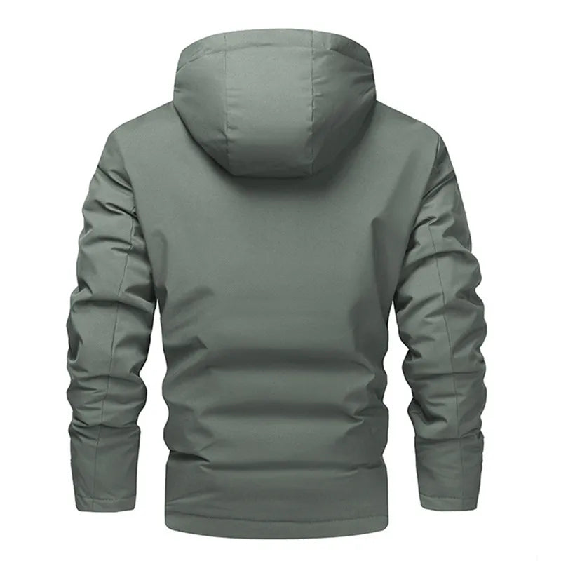 Hooded Parka - Winter Warm Jacket with Detachable Hood