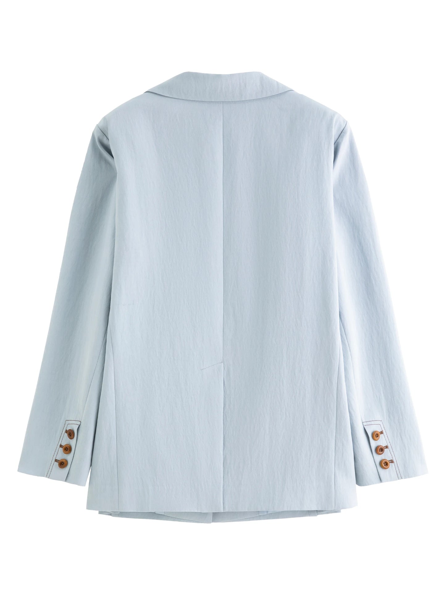 One-Button Suit Jacket - Tailored Short Blazer