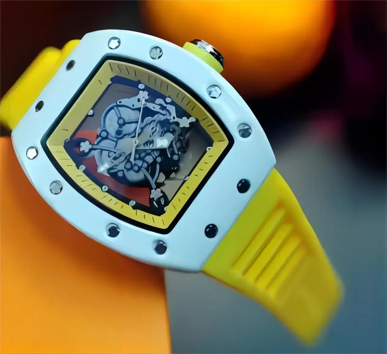 Men's Quartz Wristwatch - Waterproof Luminous Transparent Design