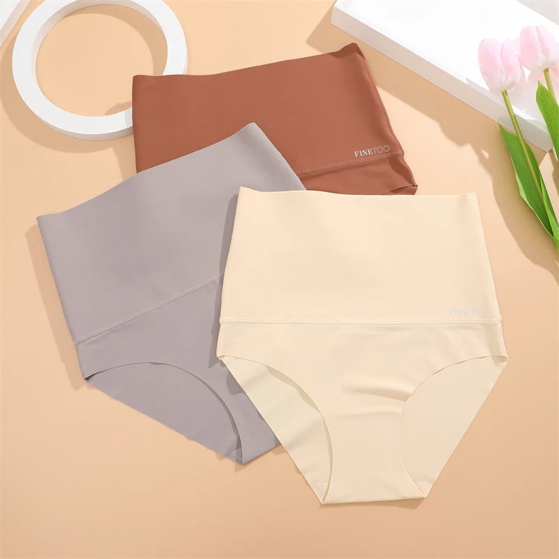 Women's Seamless High Waist Shaping Underwear - Tummy Control & Hip Lifting Brief
