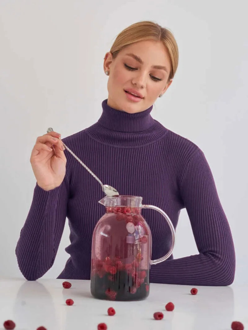 Women's Knitted Pullover Turtleneck