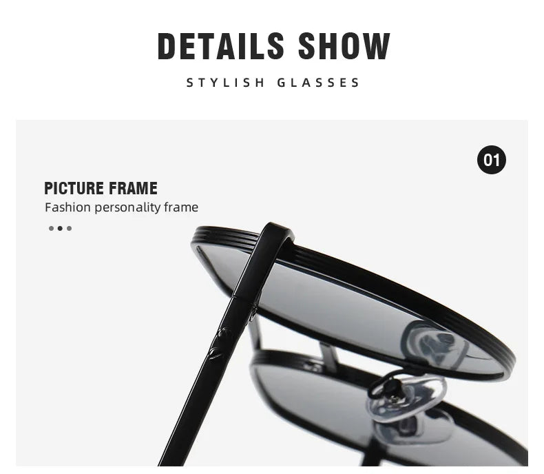 Unisex Metal Sunglasses UV400