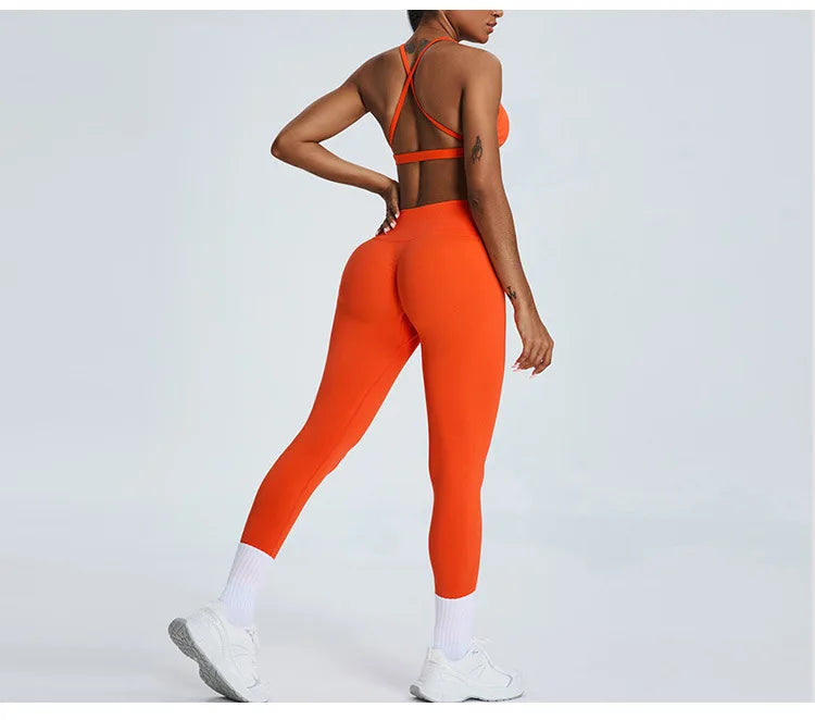 Women's High Waist Yoga Pants Fitness Running Tights Push Up Sports Gym Workout Leggings
