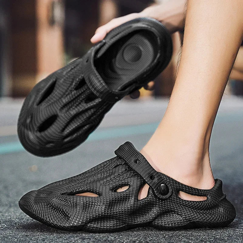 Unisex Summer Slippers Camouflage Outdoor Sandals Clogs Beach Slippers Slides