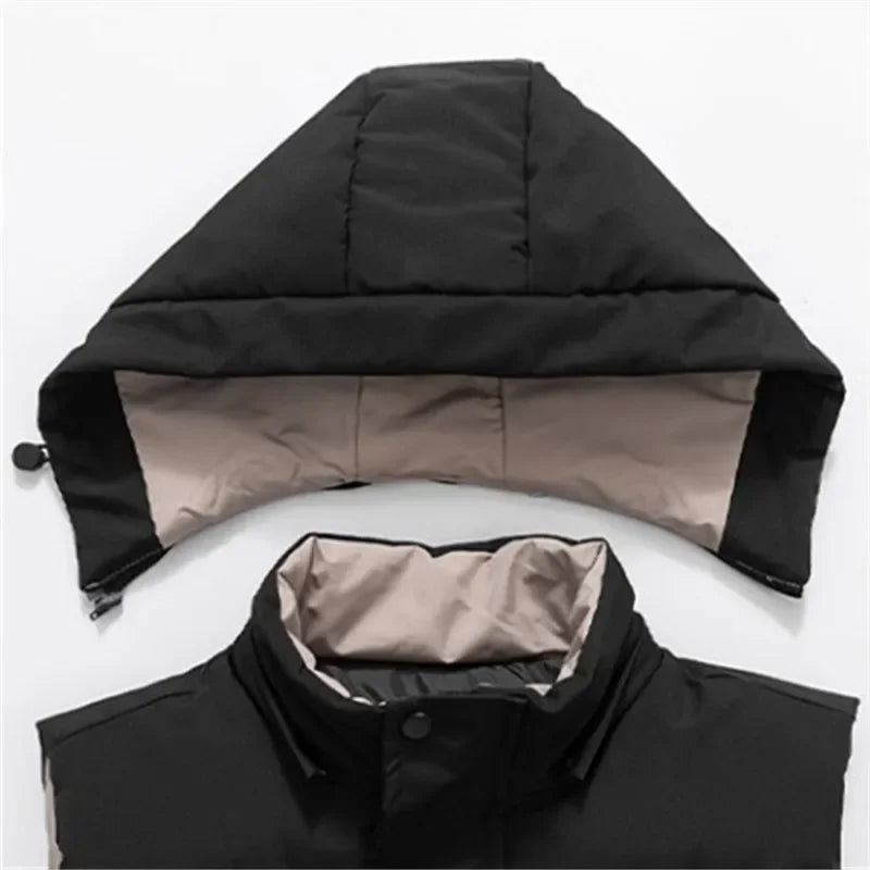 Men's Hooded Vest Jacket