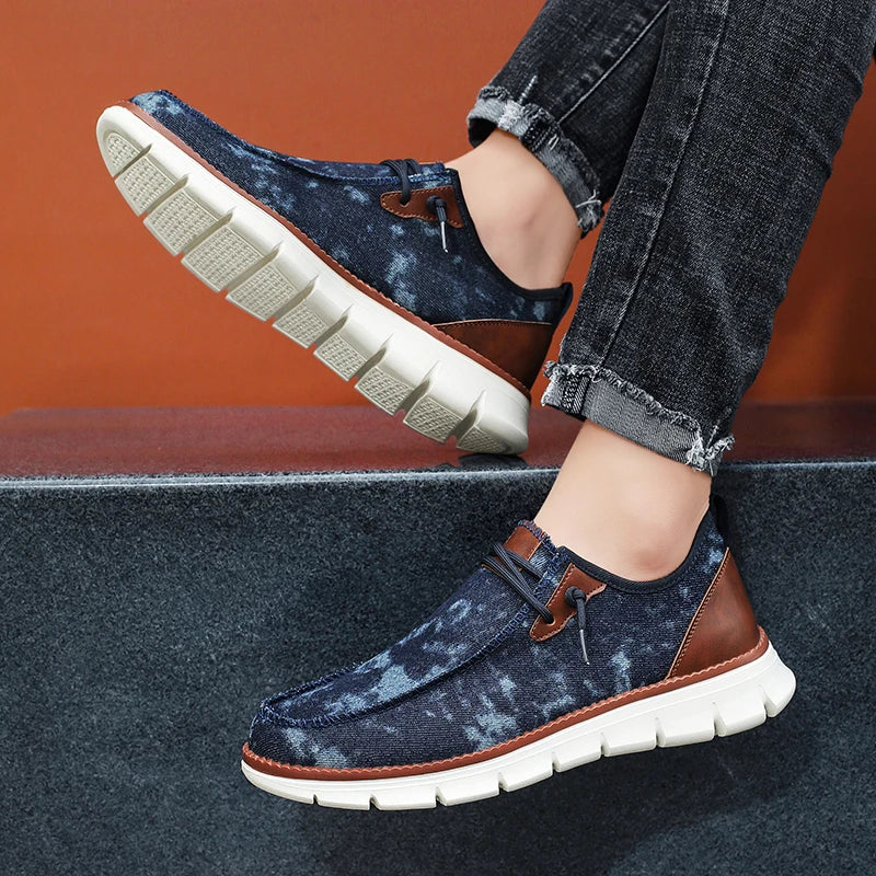 Men's Casual  Slip-on Canvas Flat Loafer Shoes