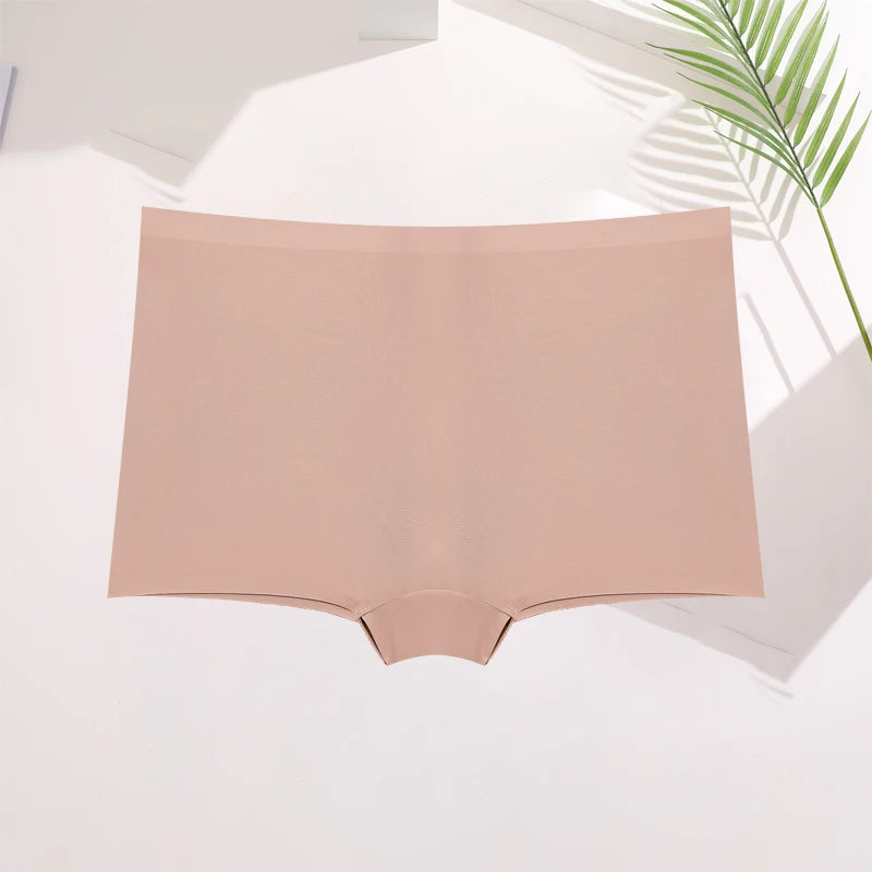 Women's Seamless Stretch Bodyshorts Low-Waist Breathable Underwear Comfortable Lingerie