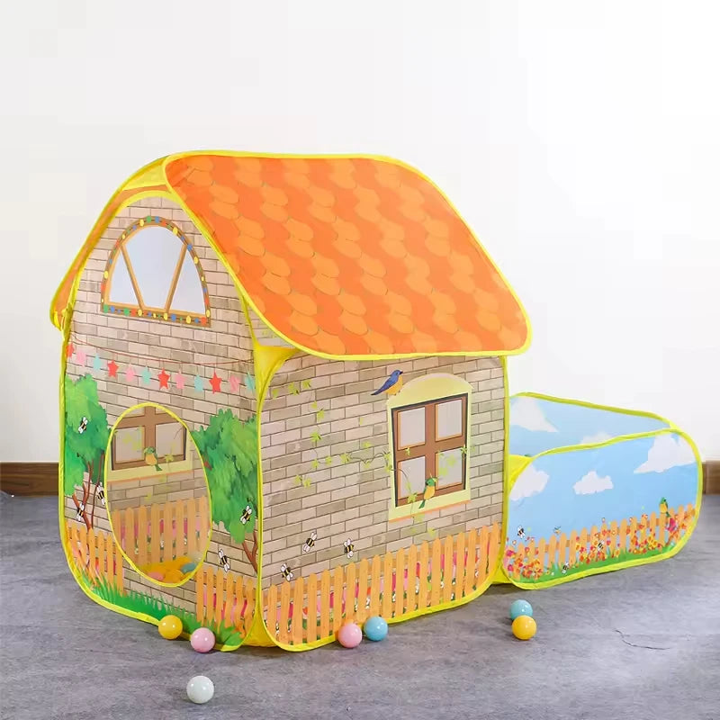 Folding Baby Playpen 156*80cm Garden Children's Toy Tent Kid Wigwam for Children Ball Pit Dry Pool Baby Playground