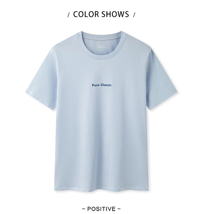 Letter Print Short Sleeve T-Shirt - Men's Summer Casual Top