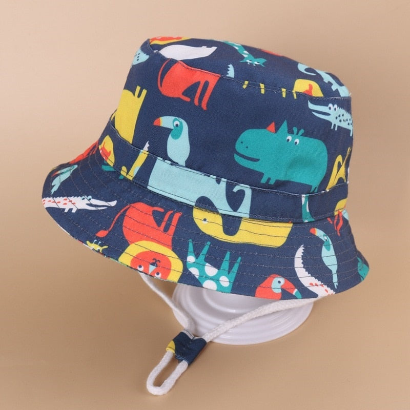 Children's Baby Cotton Cartoon Bucket Hat