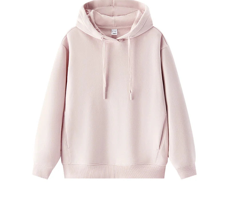 Women's Fleece Lined Thermal Hoodie - Antibacterial Loose Fit Winter Pullover