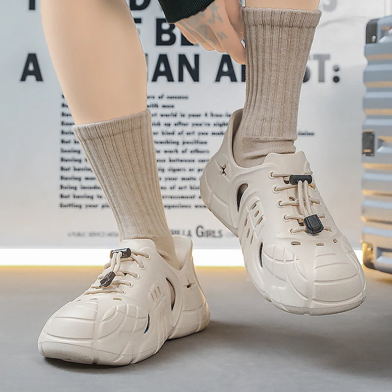 Men's Summer Platform Clogs - Outdoor Water Sandals & Beach Slides