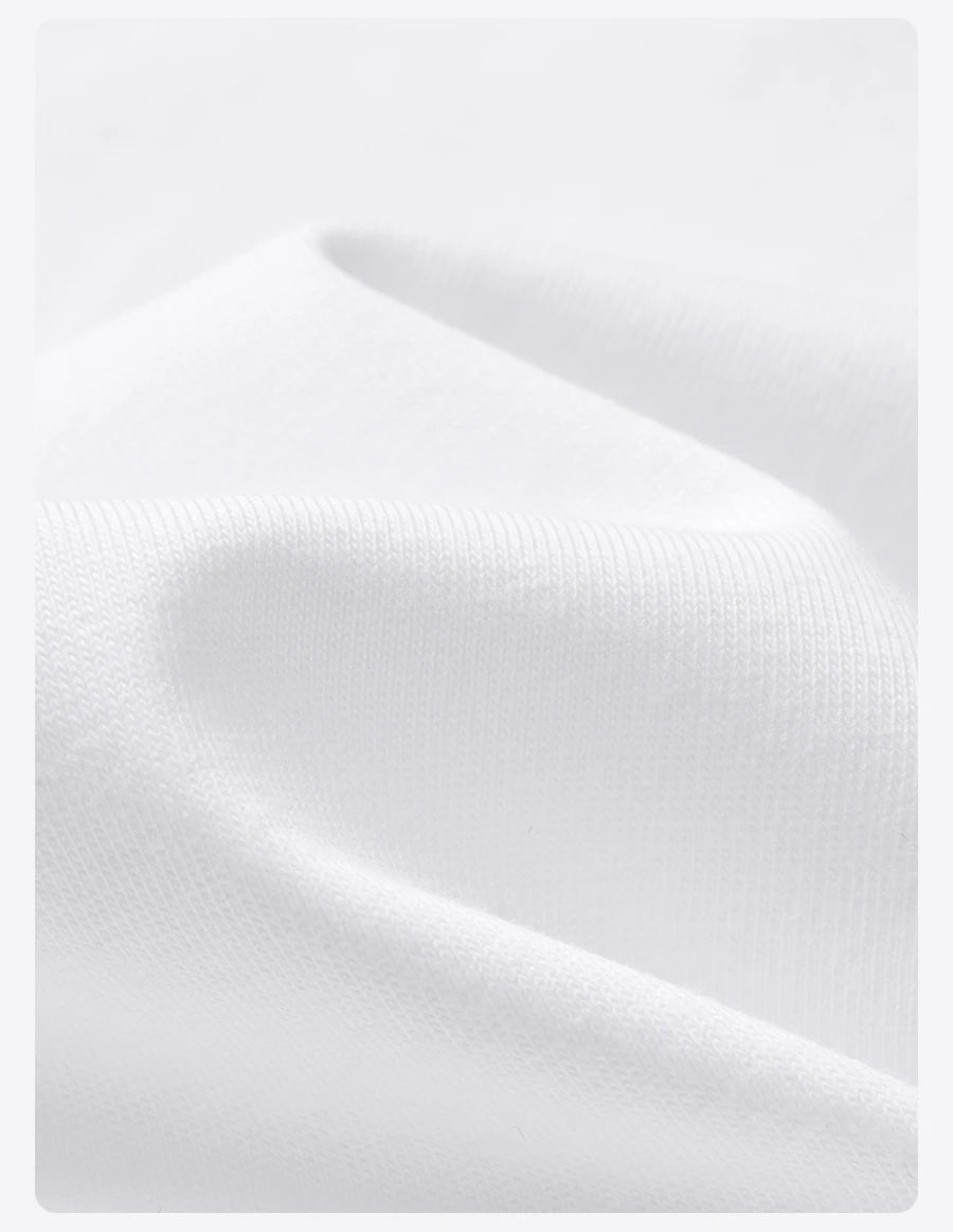 Men's Short Length Super Loose Cotton T-Shirt with Letter Print