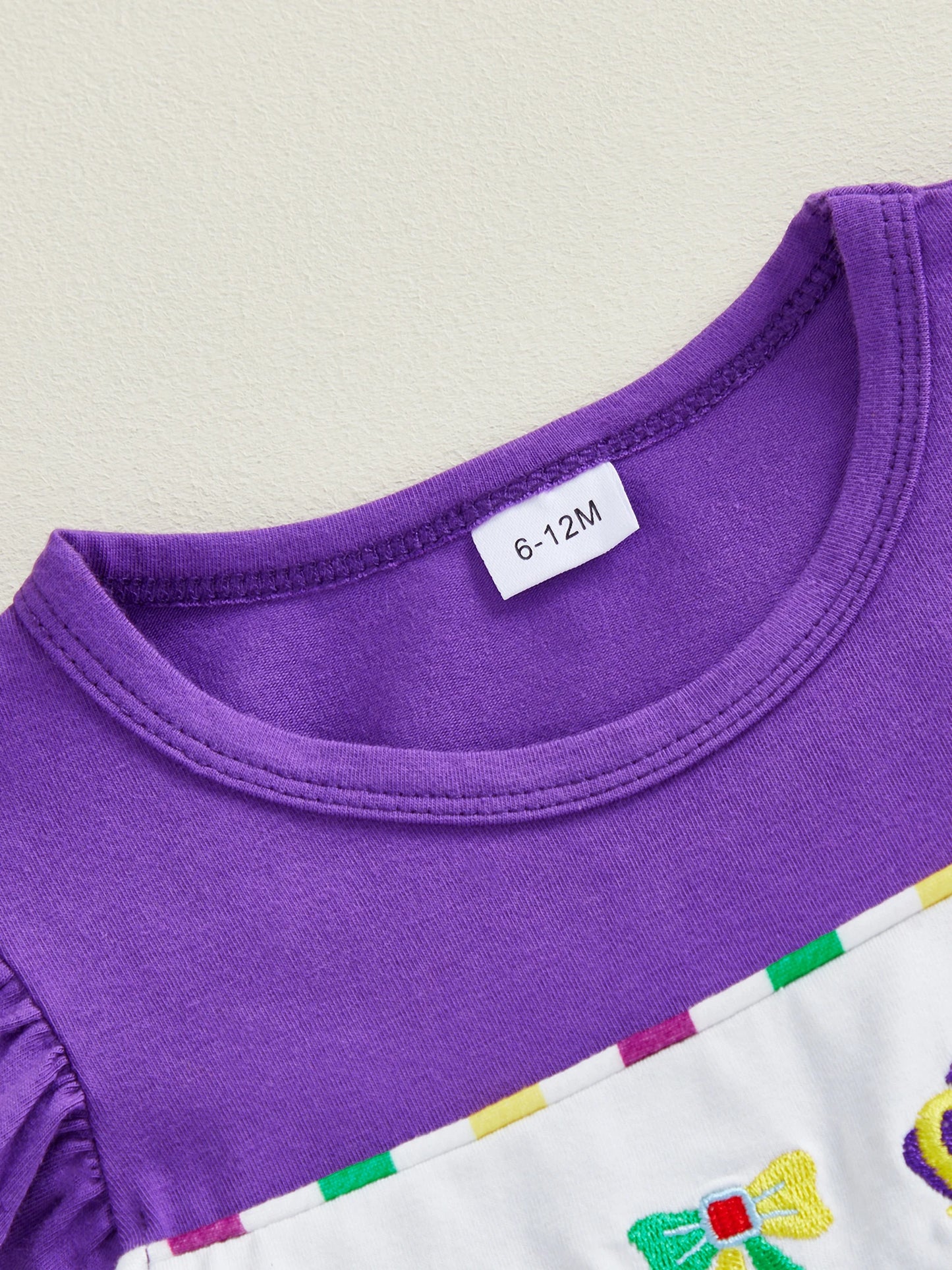 Baby Girls Spring Outfit Set - Ruffle Sleeve Dress Top & Flare Pants (0-3Y)