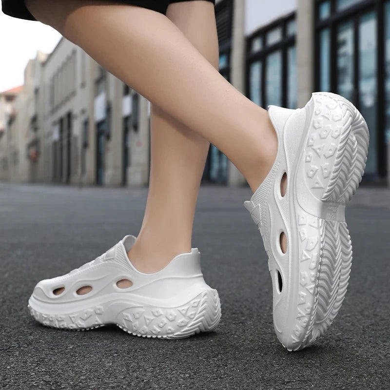 Men's Summer Sandals Platform Outdoor Quick Dry Beach Wading Water Non-Slip Clogs