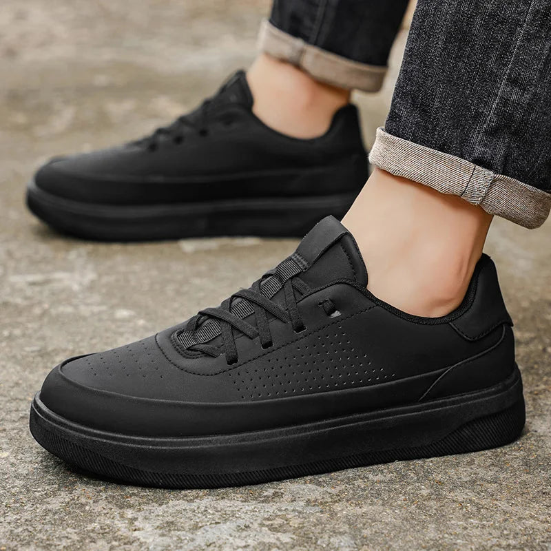 Men's Versatile Casual Sneakers - Lace-Up Running Sports Trainers