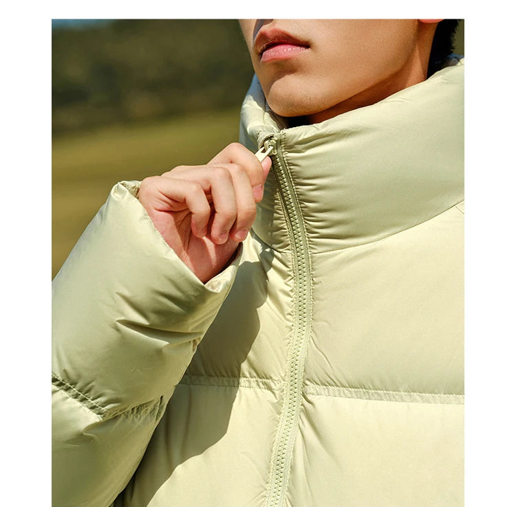 Unisex Lightweight Down Puffer Jacket - Three-Proof Thermal Winter Coat