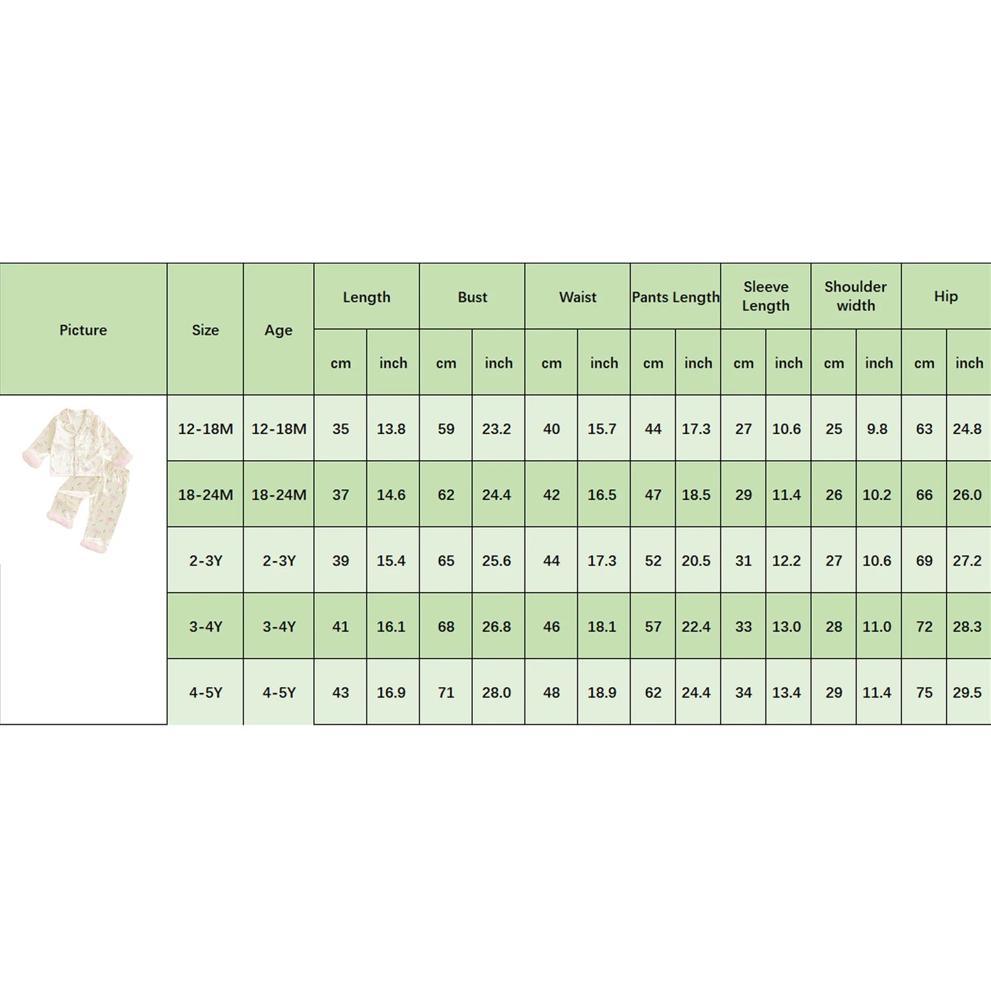 Toddler Girls Satin Pajama Set - Bow Furry Cuff Long Sleeve Top & Pants (1-5Y)