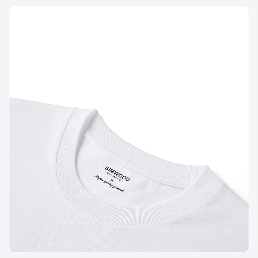Men's Soft Letter Print T-Shirt - Cool Touch Breathable Cotton