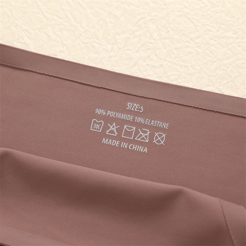 5-Pack Ice Silk Seamless Thongs - Low Waist G-String Underwear