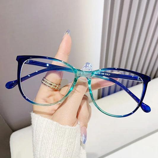 Retro Transparent Fashion Glasses - Anti Blue Light Eyeglass Frame