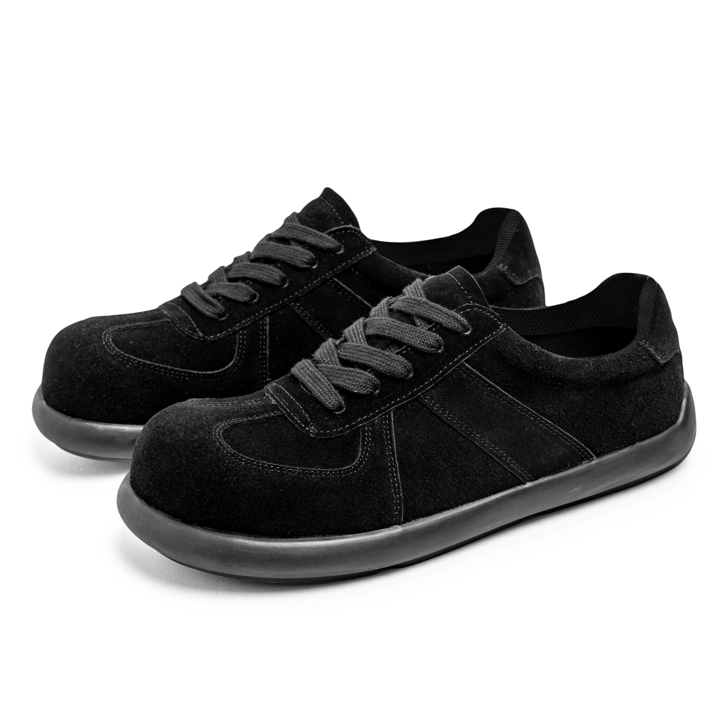 Men's Suede Leather Lace-up Flat Shoes