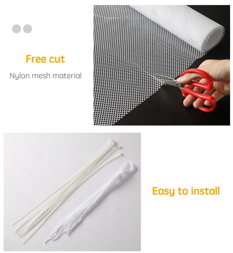 Safety Net for Stairs & Balconies - Thicken Fine Mesh Child Protection Gate