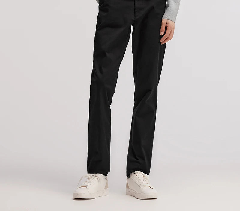 Men's Casual Pants - Minimalist Style Long Trousers for Daily Commuting