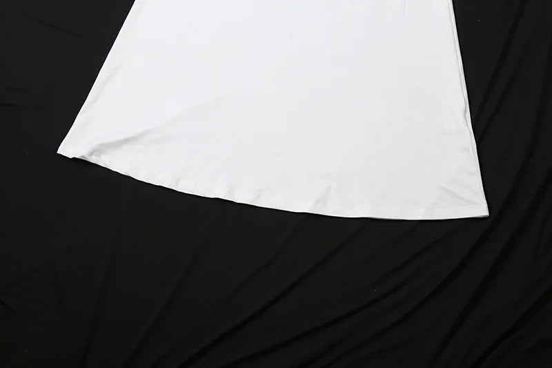 Women's Off Shoulder Cut Out Maxi Dress - Bandage Long Sleeve Gown