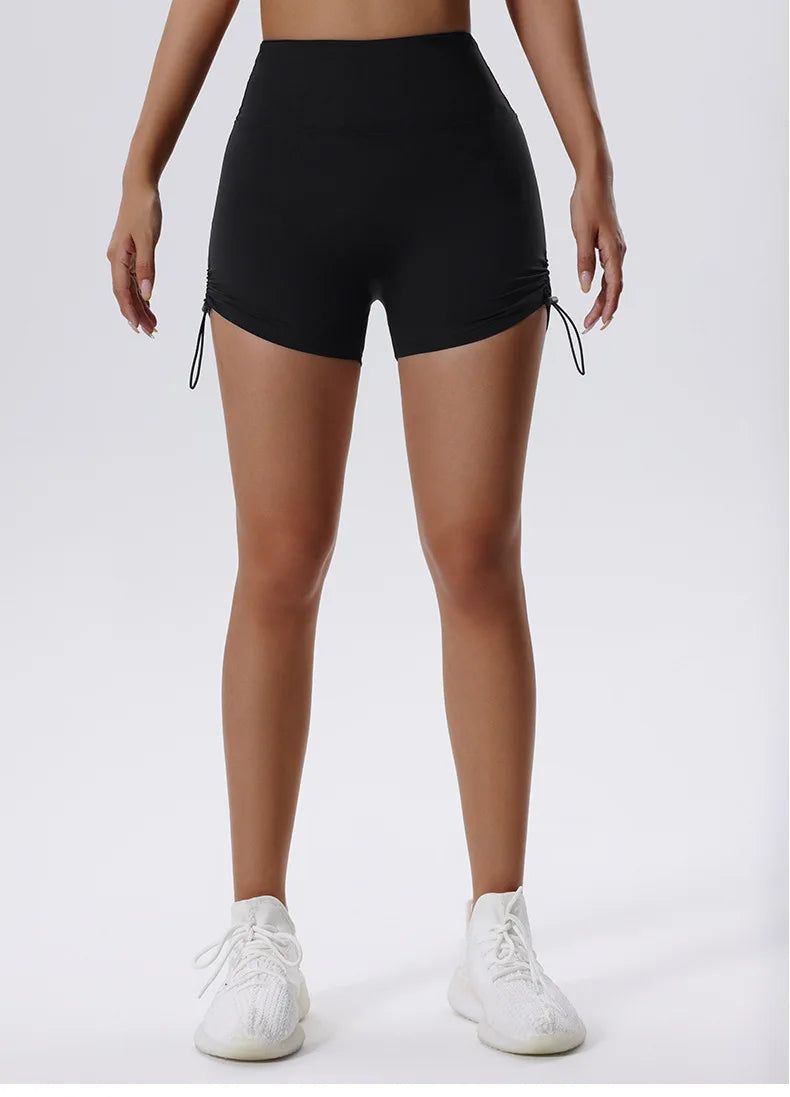 Women's Running High Waist Gym Yoga Breathable Quick Dry Workout Sportswear Shorts