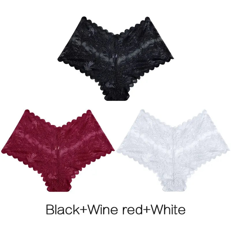 Women's Floral Lace Briefs 3-Pack