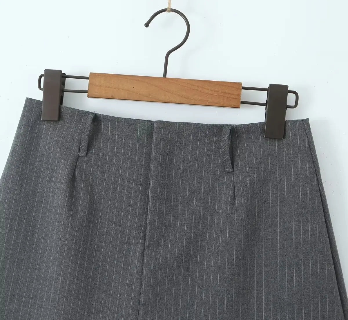 Striped Pencil Mini Skirt