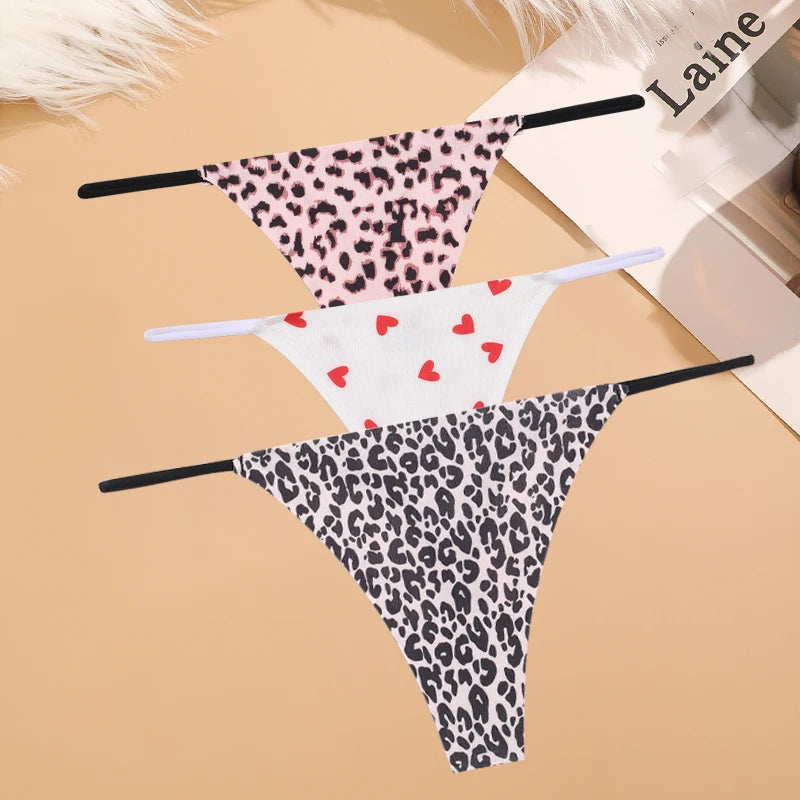 Women's Seamless Silk Thong 3-Pack