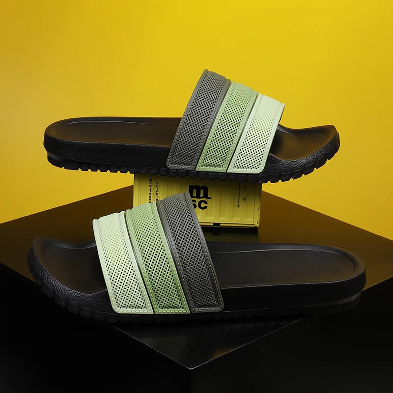Men's Summer Gradient Design Sandals Slippers