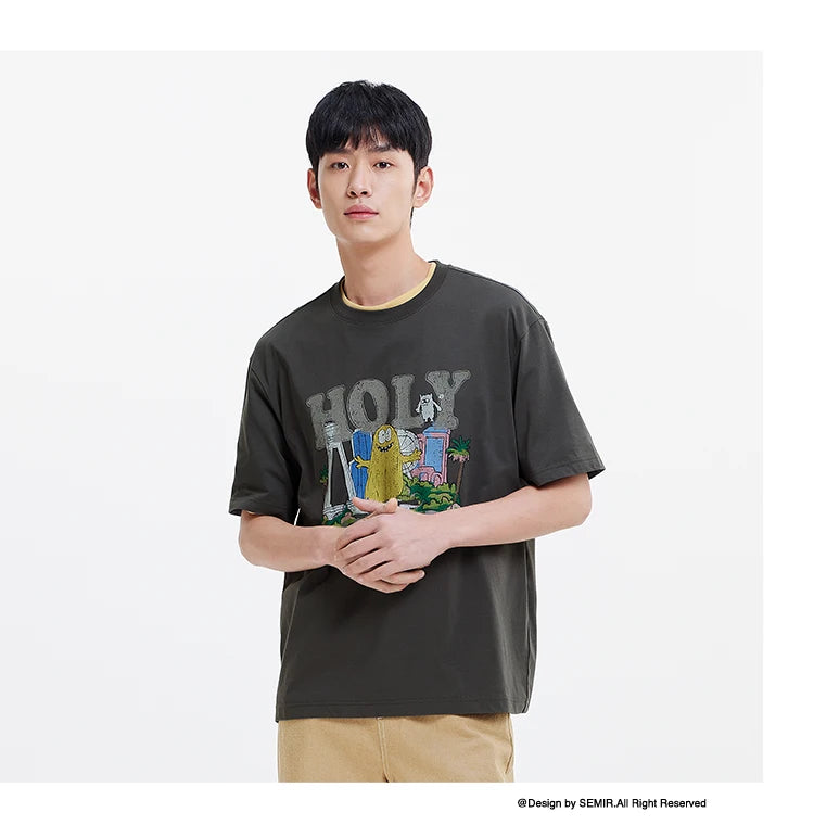 Men's Quick Dry T-Shirt - Bacteriostatic Cool Feeling Summer Tee with Fun Print