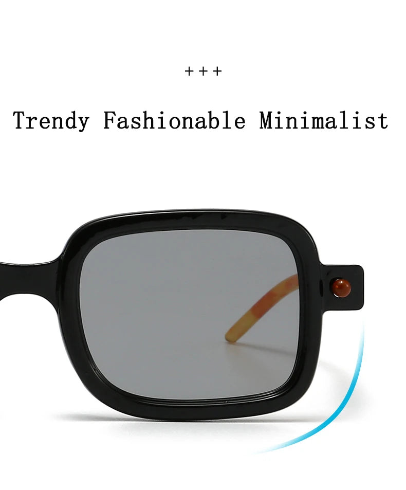 Unisex Retro Square Sunglasses UV400