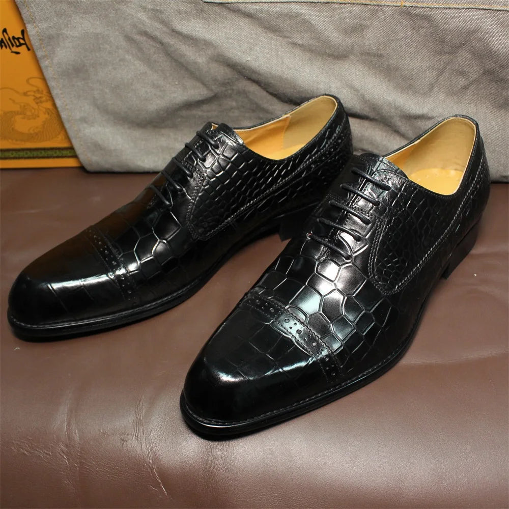 Double Buckle Monk Strap Leather Dress Shoes