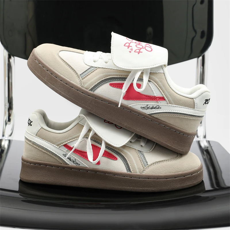 Casual Platform Sneakers - Unisex Running & Skateboard Shoes