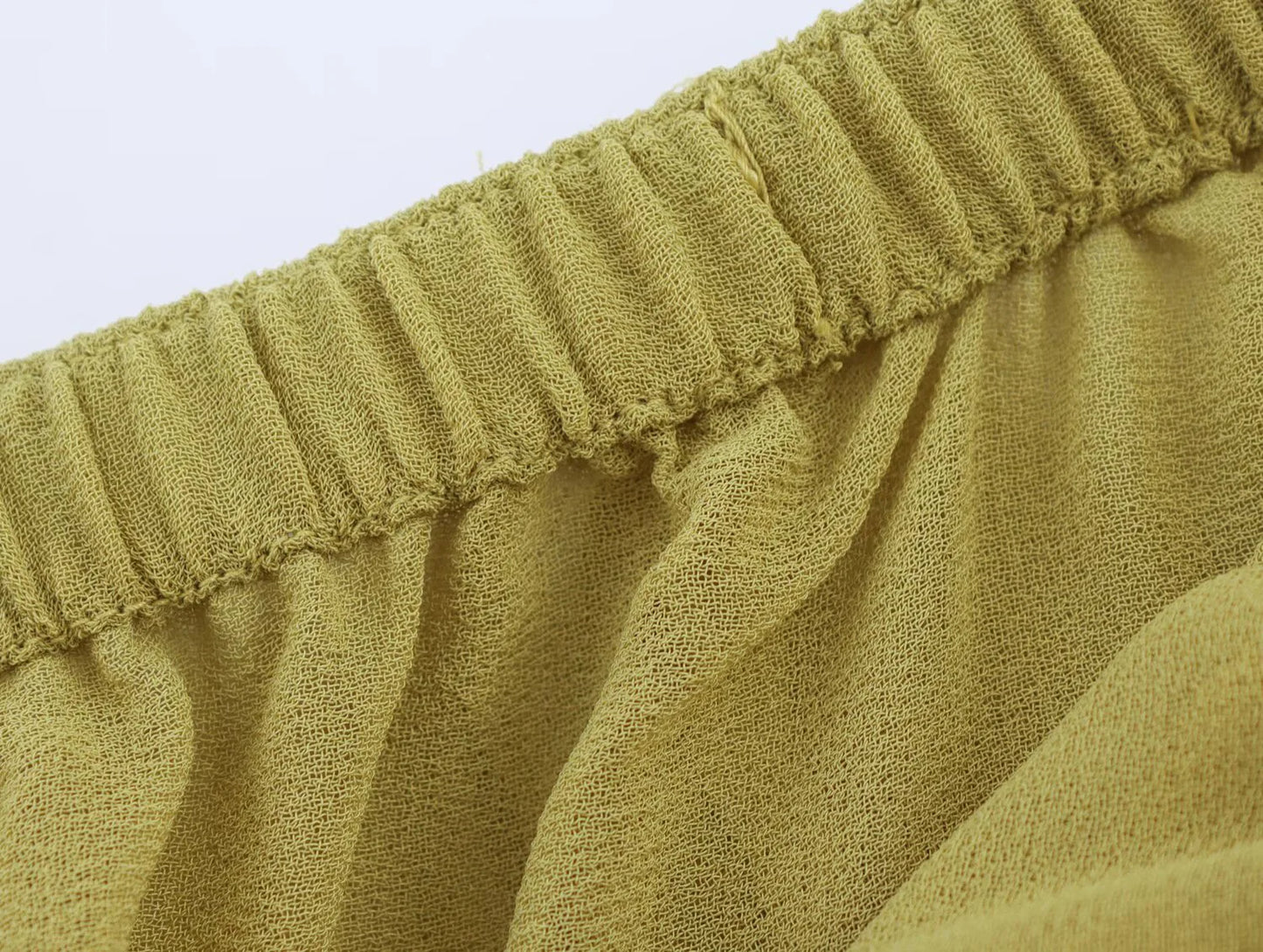 Women's Layered Midi Skirt - Mid Waist Summer Skirt with Decorative Details