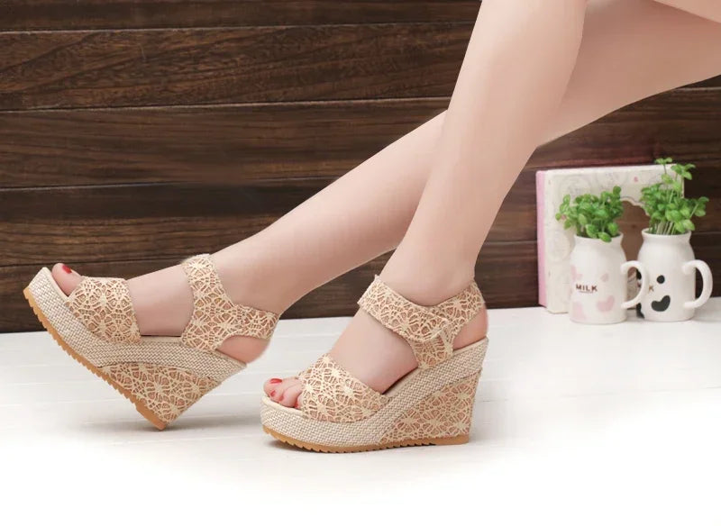 Women's Wedges Platform High Heel Women Sandals